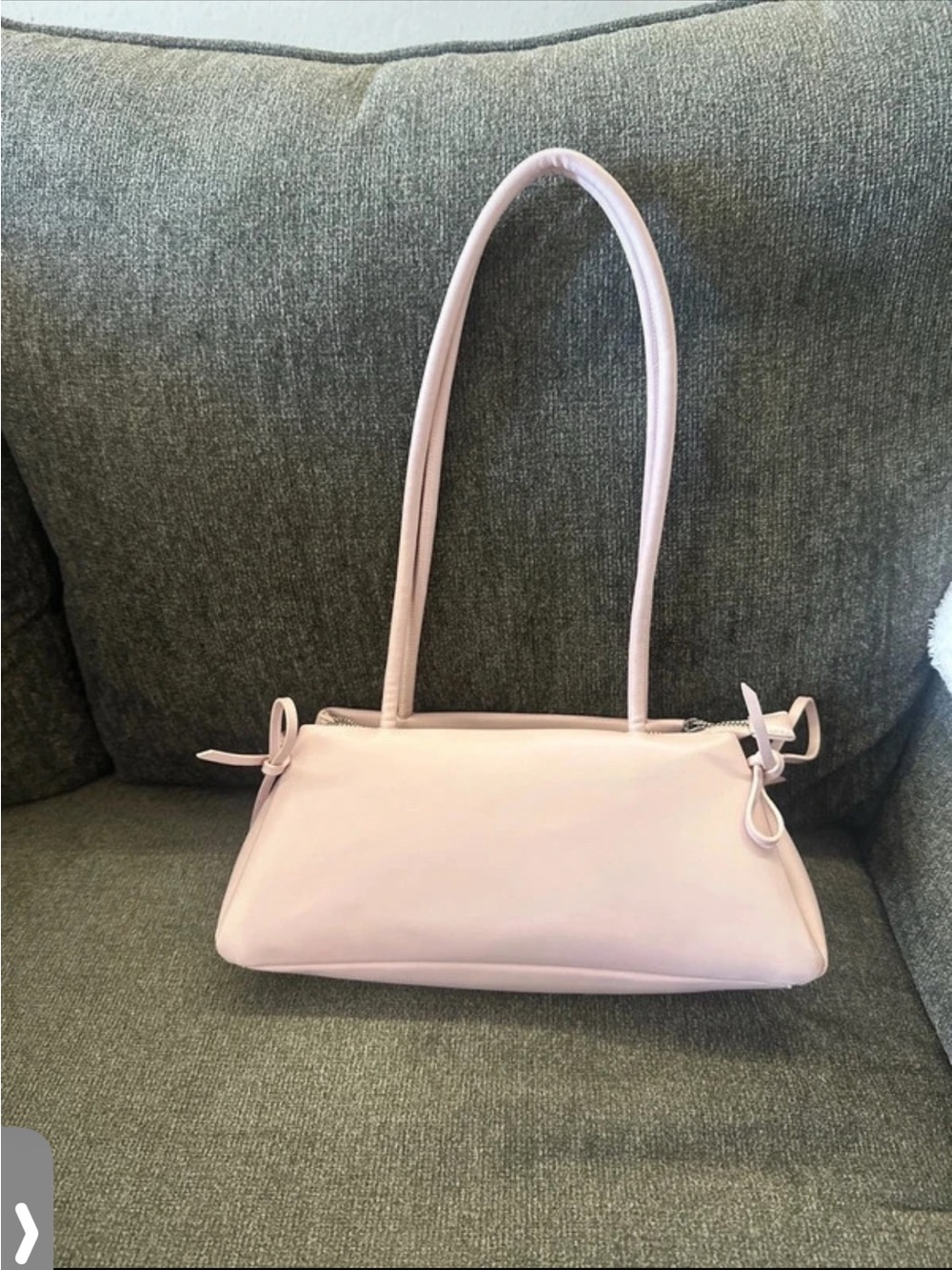 Elegant Soft Pink Shoulder Bag